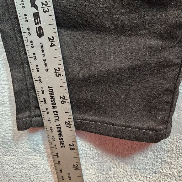 NWT Signature By Levi Strauss Mid-Rise Skinny Black Jeans 24M W37 L30 office - Picture 6 of 15